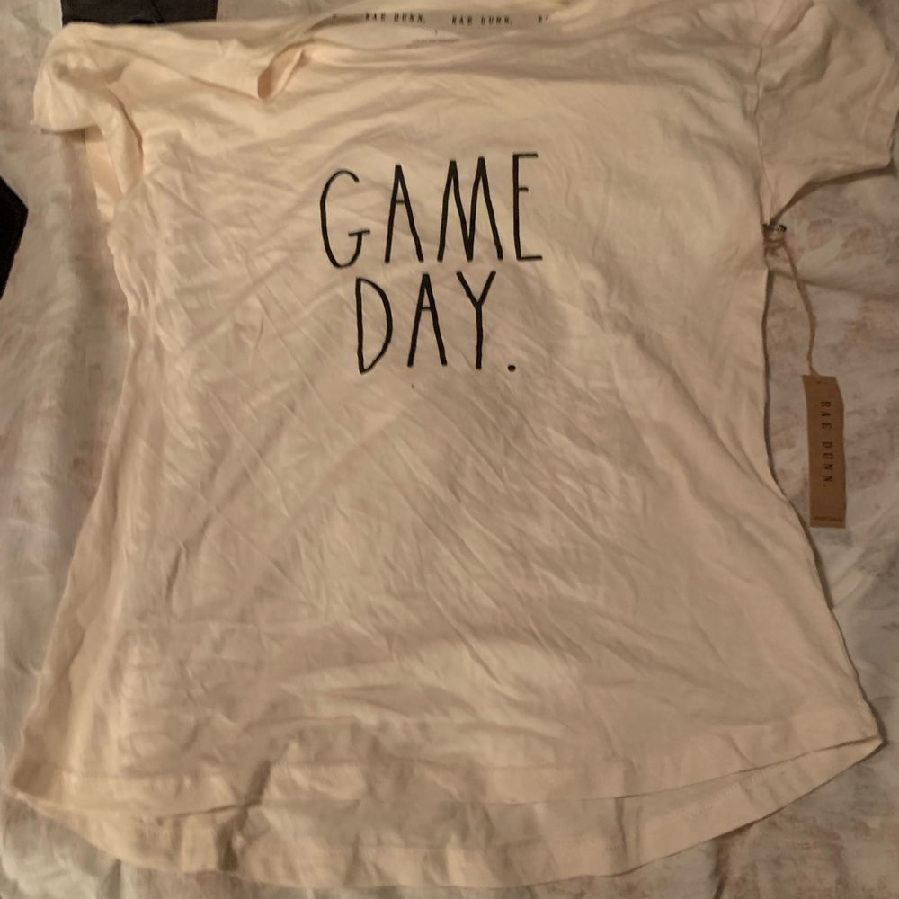 Rae Dunn Game day shirt BNWT